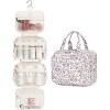 Narwey Hanging Floral Toiletry Bag for Women Travel Makeup Bag - 2 of 3