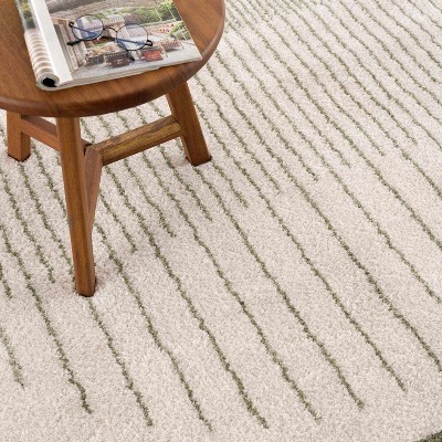 Hauteloom Apichu Green Washable Area Rug