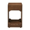 Lift Top End Table, Square Sofa Side Table with Hidden Compartment and Storage Shelf, Mid Century Modern Nightstand - 2 of 4