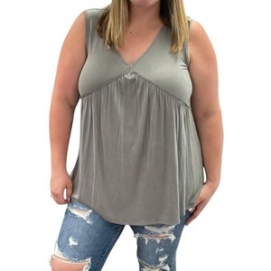 Women's Tunic Tank Top - Jodifl - 1 of 3