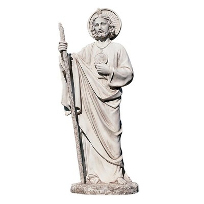 Design Toscano St. Jude, Patron Saint Of Hopeless Cases Garden Statue - Off-White