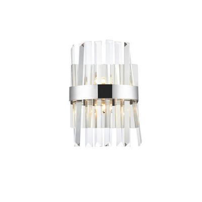 Elegant Lighting Serephina 2 - Light Vanity in  Chrome
