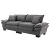 NicBex 84" Corduroy Couch with Pillows,Deep Seat Loveseat Sofa,Comfy Upholstered Cloud Couch,Sleeper Sofa for Living Room,Apartment,Office - 2 of 4