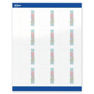 Avery Square Labels, Floral Design, 2" x 2", 120 Total - 1 of 4