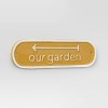 Aluminum Outdoor Patio Garden Sign "Our Garden" Yellow - Threshold™ - 3 of 3