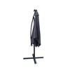 CAVINAS 8.2 FT Pool Umbrellas Outdoor Solar Light Patio Umbrella Outdoor Umbrellas for Patio with Base for Garden - 4 of 4