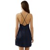 Mommesilk Splice Silk Mini Slip Dress - image 2 of 4