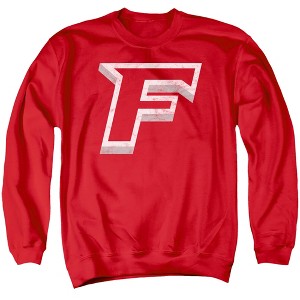 Fairfield University Official Distressed Primary Logo Adult Crewneck Sweatshirt - 1 of 4