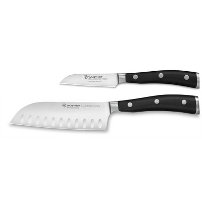 Joyjolt 11pc Kitchen Knife Set With Block. High Carbon, X50 German