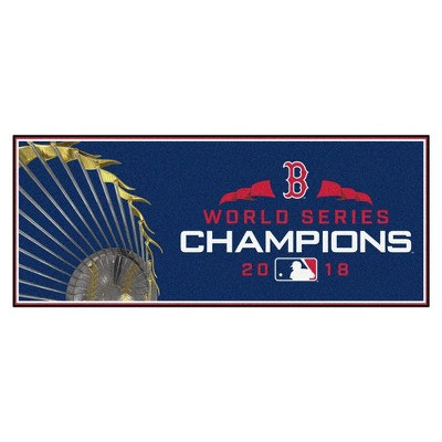 MLB Boston Red Sox 2018 World Series Champions 30"x72" Runner Rug