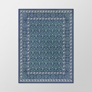 Tapestry Border Outdoor Rug - Threshold™ - 1 of 2