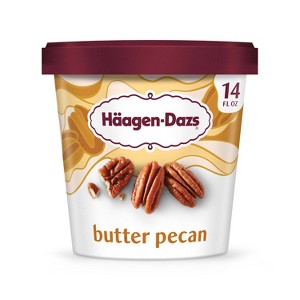 Haagen Dazs Butter Pecan Ice Cream - 14oz - 1 of 4