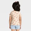 Toddler Girls' Ribbed Short Sleeve T-Shirt - Cat & Jack™ - 2 of 3