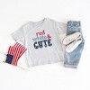 The Juniper Shop Red White And Cute Stars Toddler Short Sleeve Tee - 2 of 2