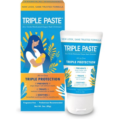 Triple Paste Medicated Ointment for Diaper Rash - 16 oz, Pack of 4