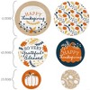 Big Dot of Happiness Happy Thanksgiving - Fall Harvest Party Giant Circle Confetti - Party Decorations - Large Confetti 27 Count - 2 of 4