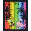 Seven Times Six SpongeBob SquarePants Cartoon Men's Rainbow Adult Short Sleeve T-Shirt Blue - image 2 of 3