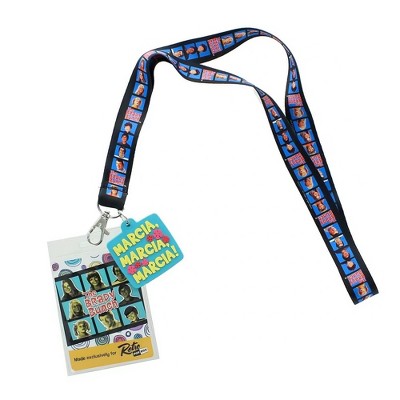 Crowded Coop, LLC The Brady Bunch Lanyard with "Marcia" Charm