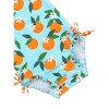 RuffleButts Baby Girls Orange You The Sweetest Long Sleeve UPF50+ One Piece Rash Guard - 3 of 4