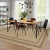 Lahome Diamond Double Frame Diagonal Faux Jute Rectangular Indoor Outdoor Area Rug - 4 of 4