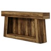 Resenkos Entryway Table, Console Sofa Table,63" Console Table, Farmhouse 2-Tier Sofa Table Entryway Table with Storage Brown - 4 of 4
