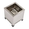 Sharper Image Tabletop Wood or Pellet Burning Outdoor Fire Pit Silver - image 3 of 4