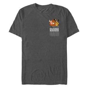 Men's Lion King Hakuna Matata Trio Faux Pocket T-Shirt - 1 of 4