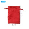 Unique Bargains Mini Smooth Soft Wedding Christmas Satin Bags with Drawstring 30 Pcs - 2 of 4