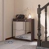 VYNXARIA Mirror Shoe Cabinet with 2-Tier Drawers - Stylish Storage for Entryway & Bedroom - 4 of 4