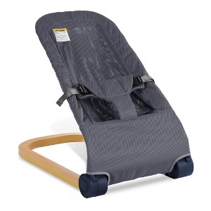 Grungis Ergonomic Baby Bouncer,Portable Foldable Baby Bouncer Seat with 3 Height Adjustments and Natural Vibrations for Babies 0-6 Months - 1 of 4