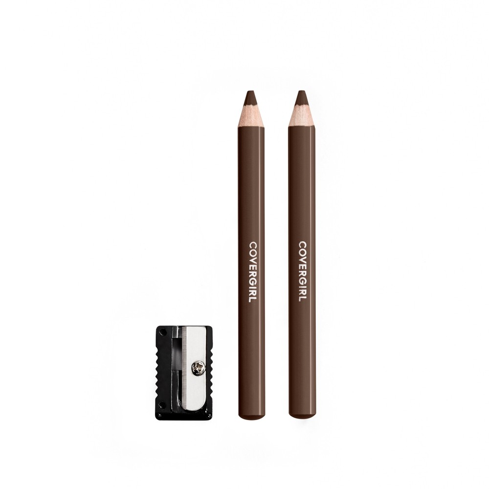 Photos - Other Cosmetics CoverGirl Waterproof Brow & Eye Makers 505 Midnight Brown - 0.008oz 