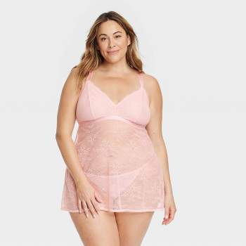 Smart & Sexy Women's Matching Bra And Panty Lingerie Set Metallic Pink Sequin  Small/medium : Target