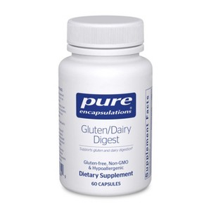 Pure Encapsulations Gluten/Dairy Digest - Unique Mix of Enzymes to Support Healthy Gluten and Dairy Digestion* - 1 of 4
