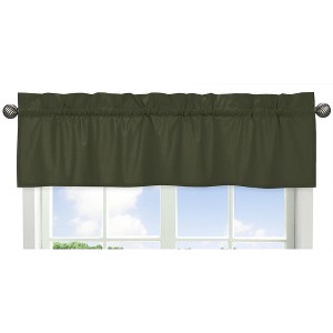 Sweet Jojo Designs Window Valance Treatment 54in. Woodland Camo Green - 1 of 4