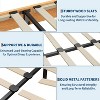 Platform Wood Bed Frame with Wooden Slat and Metal Slat Support, without Headboard, No Box Spring Needed, Easy Assembly - 4 of 4