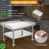 Equipment Grill Stand Table | Stainless Steel 36"x30"x24" | 1000 lbs Top Shelf 220 lbs Bottom Shelf - 3 of 4