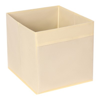 Unique Bargains Shelves Closet Fabric Storage Bin for Organizing Clothes Books 1 Pc