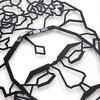 Sussexhome Frida Metal Wall Art - Minimalist Decor for Home, Living Room, Office, or Studio - 4 of 4