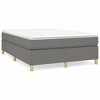 Bed Frame Dark Gray Fabric (100% polyester), plywood, engineered wood - 2 of 4