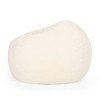 Wibaux Modern 3 Foot Shearling Bean Bag - Christopher Knight Home - 3 of 4