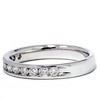 Pompeii3 1/2ct 14K White Gold Diamond Wedding Guard Ring Band - 3 of 4