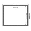 Amanti Art Dixie Blue Gray Rustic Framed Magnetic Dry Erase Board - 4 of 4