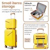 Okak 4 Piece Expandable Luggage Sets with 4 Double 360 Degrees Mute Spinner Wheels, Lightweight Suitcase Set, Checked Luggage for Travel - 2 of 4