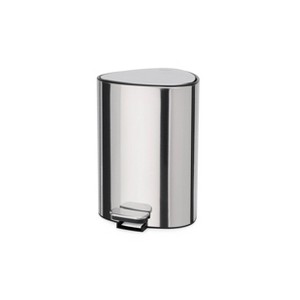 Joseph Joseph Easystore Luxe Stainless Steel 5L Step Trash Can with Integrated Liner Storage - 1 of 4