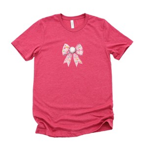 Easter Egg Bow Coquette - Women's Short Sleeve Graphic T-Shirt - 1 of 4