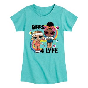 Girls' - LOL Surprise! - BFF 4LYFE Fitted Short Sleeve Graphic T-Shirt - 1 of 4