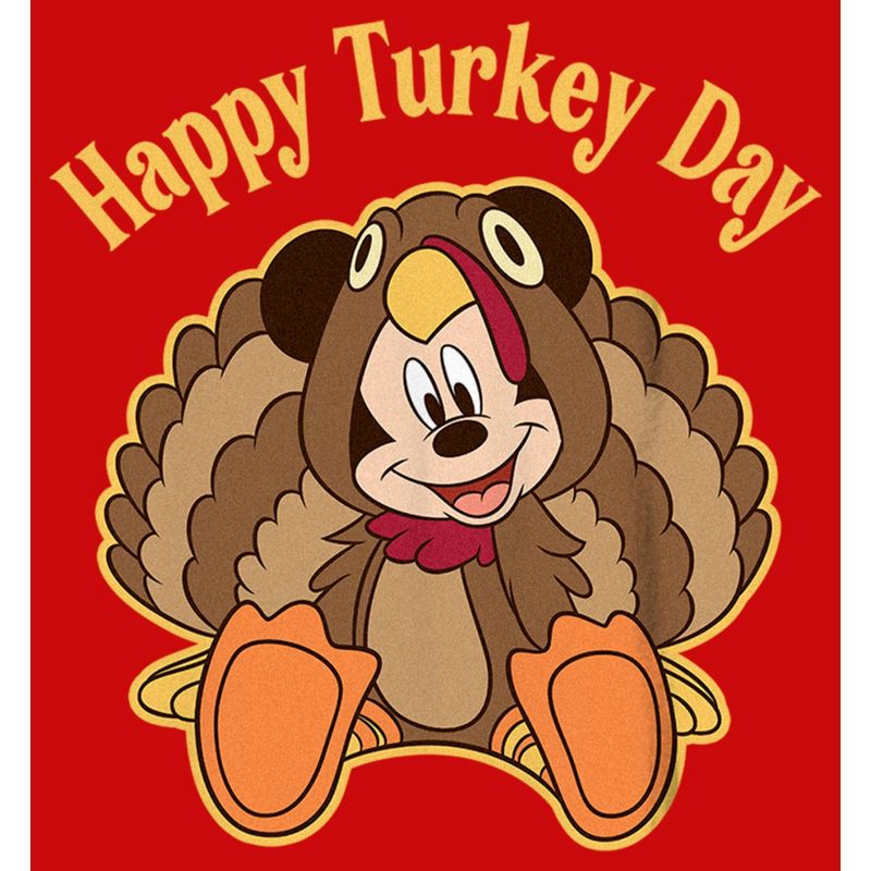 Boy's Disney Mickey Mouse Happy Turkey Day T-Shirt, 2 of 5