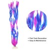 Unique Bargains Plastic Fish Tank Aquarium Decorations Artificial Water Plants Grass Purple 14.17" 5 Pcs - image 3 of 4