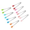 Unique Bargains Stainless Steel with Silicone Tips Food Tongs 8 Pcs - 3 of 4