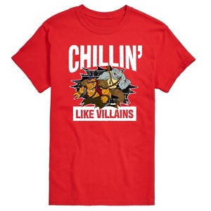 Men's - Teenage Mutant Ninja Turtles - Chillin Like Villains Short Sleeve Graphic T-Shirt - 1 of 4